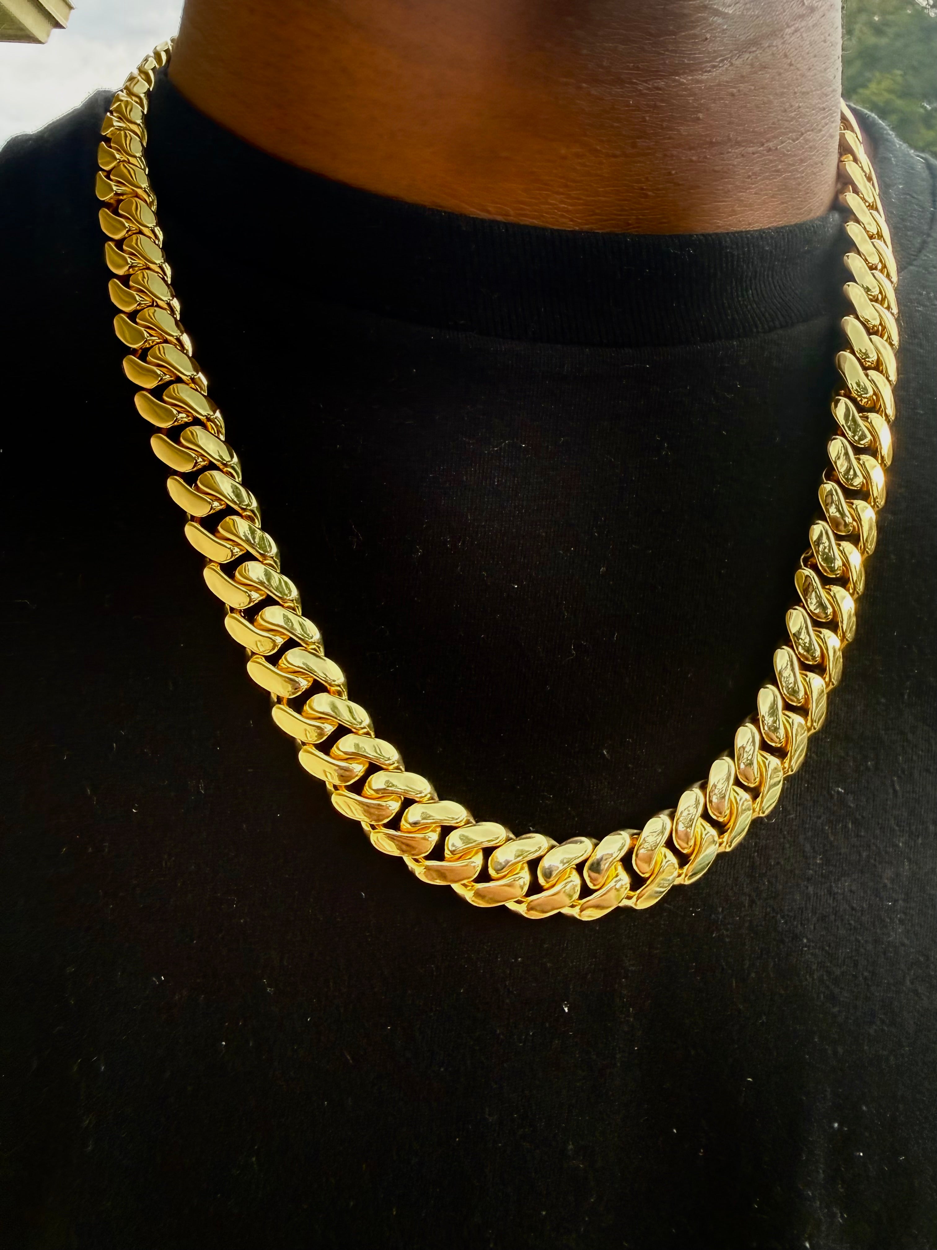 Yellow Gold Cuban Link (14k)