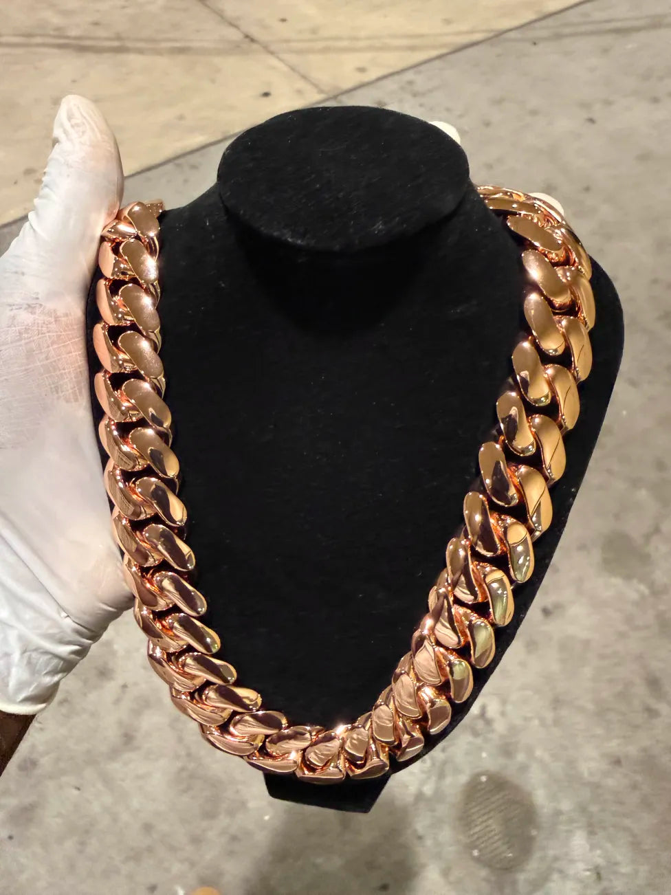 Rose Gold Cuban Link (14k)